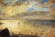 Eugene Delacroix The Sea from the Heights of Dieppe Sweden oil painting artist